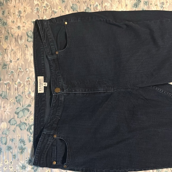 Eloquii Dark Wash Jean - Picture 2 of 2